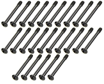 Blisfulhoks 25Pcs 6-32x30mm Cooler Radiator Water Cooling Fan DIY Computer for PC Case Video Card