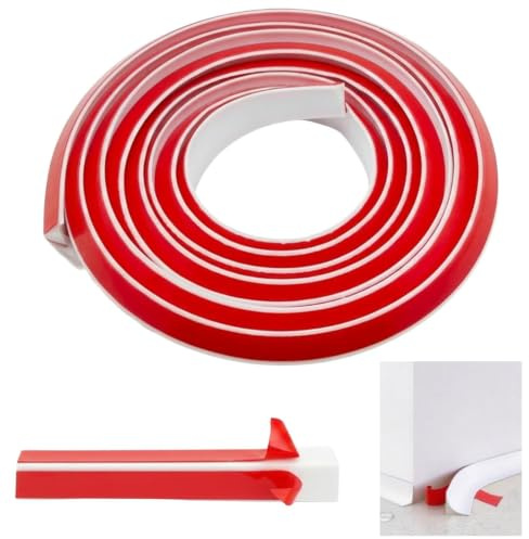 AggSound Silicone Angolare Autoadesivo 3M 15x15mm Bianco Cucina & Bagno | Silicone elastico, forte adesivo acrilico, impermeabile e antimuffa, 3M/5M, Bianco/Nero, superfici lisce, cucina e bagno