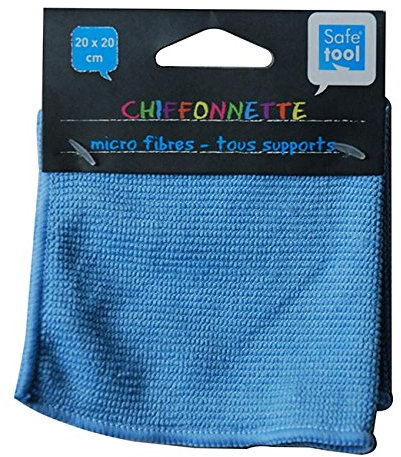 Reinigungstuch aus Mikrofaser für Schiefer und Whiteboard 20 x 20 cm blau