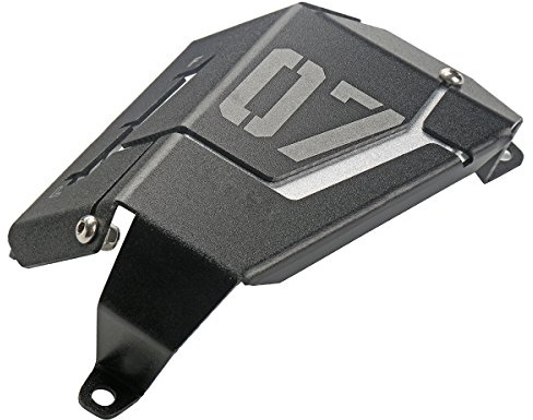 Alamor Kühler Wasser Kühlmittel Resevoir Tank Schutzabdeckung für Yamaha FZ-07 MT-07 2013-17 - Silber