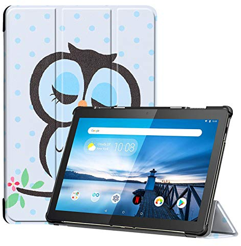 Lobwerk Tablet Hülle für Lenovo Tab M10 TB-X605F 10.1 Zoll Slim Case Etui mit Standfunktion und Auto Sleep/Wake Funktion