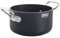 Casseruola Alta in Alluminio Antiaderente Alblack Linea Agnelli 110 per induzione con Due Maniglie, Spessore 5mm, diam. 24cm