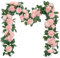 SHACOS 3 Stück (6,0 m) Rosengirlande Rosa Blumengirlande Künstlich Kunstblumen Rose Girlande Vintage Pfingstrosen Girlande Seidenblumen Hängend Rebe für Hochzeit, Party, Garten, Dekor, Weihnachten
