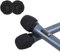 200pcs Disposable 8.5CM Microphone Cover, Non-Woven Elastic Band Karaoke Mic Cover, Disposable Handheld Stage Microphone Covers Odorless Microphone Cover for KTV News Interview (Black)