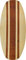 Centrano GoZone Genesis Skimboard Iroko 40