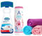 Dr Beckmann Carpet Stain Remover (650ml) With Cleaning Applicator Brush and Microfibre Cloths (3 pcs) and Astonish Shake and Fresh Pink (400g) Bundle. Ideal To Remove Stubborn Stains And Odour