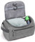 Etercycle Hanging Wash Bag Travel Toiletry Bag Waterproof Bathroom Bag for Men and Women Travel Toiletry Makeup Organizer (Grey)