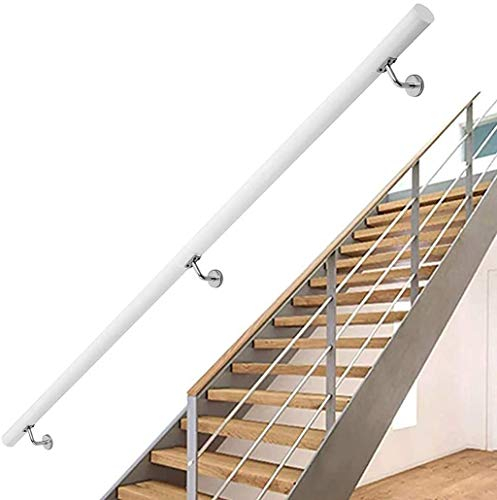 Handlauf Treppengeländer Handlauf Weiß Handlauf Holz - (Size : 500cm)