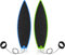 Mini Surfboard, Finger Surfbrett, Fingerspitzen Surfbrett, 2PCS Fingerbrett-Spielzeug Mini Fingerboards Mini-Griffbrett Miniatur Spielzeug Kreatives Spielzeug für Jungen Mädchen Erwachsene