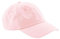 Beechfield Organic Cotton 6 Panel Dad Cap - Männer - Unisex-Erwachsene - Baseball Cap - Powder Pink
