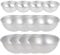 Mini-Halbkugel-Pfannen 12 Stück 3D-Aluminium-Halbkugel-Kuchenformen Zinn-Halbkugel-Badebomben-Formen Backform Für Schokoladen- -Pudding Handgemachte Seife