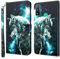 Rapuled Kompatibel mit Huawei P Smart 2020 Hülle, Handyhülle für Huawei P Smart 2020, Leder Wallet Magnet Stoßfest Etui Schutzhülle Lederhülle Klapphülle Tasche Flip Book Case Cover (Wolf)