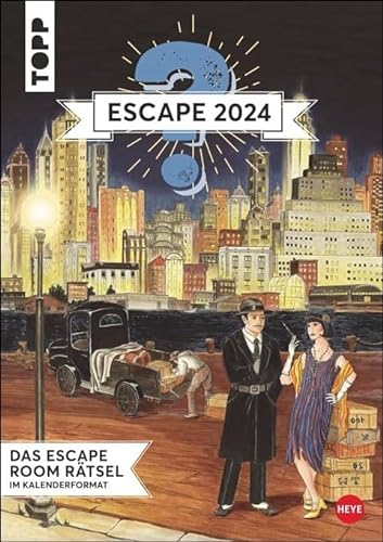 Escape Adventures - Wochenplaner 2024 - Heye-Verlag - Wandkalender - 25 cm x 35,5 cm