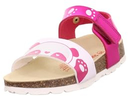 Superfit Mädchen Fussbettpantoffel Nicht Zutreffend, Pink Weiss 5510, 39 EU Weit