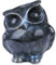 QINJIEJIE Schwarze Labradorit-Kristalle, Eulen-Figuren, natürlicher geschnitzter Stein, Dekoration, polierter Edelstein, Statue, Schreibtisch, Weisheit, Edelstein, Skulptur, Zimmer, Zuhause, Büro,