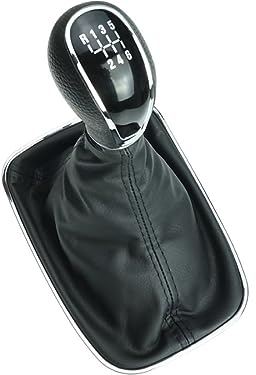 Schaltknauf Schaltsack Schaltmanschette Rahmen kompatibel für Opel Insignia 2008-15 6 Gang Naht Schwarz