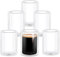 Wilmax | Thermogläser | 300 ml | 6er-Set | Doppelwandige Gläser für Wasser, Tee, Kaffee, Cocktails | Teegläser & Kaffeegläser | Gläser für Heiß- und Kaltgetränke | Wassergläser | Spülmaschinenfest
