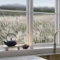 Neukids Textur Fensterfolie Blumen Weiße Pflanzen, klebefolie Blumen Fenster Sichtschutz Milchglasfolie Muster, Selbstklebende Fenstersticker Wohnzimmer Schlafzimmer Küche Bad Fenster Deko