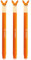 EBERHARD FABER 599016 - Tintenroller radierbar Fuchs, 3 Animal Erase it Stifte, Gelschreiber blau 0,7 mm