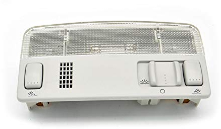QASULER Luci da tetto for soffitto automatiche Lampada da lettura interna Lampada da cupola for auto, for Passat B5, for Golf 4 MK4 Plafoniera per veicoli(Grey)