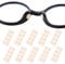 80 Stück Nasenpads Selbstklebend Eyeglass Nose Pads Schwamm-Nasenpads Weicher Schaumstoff Nasenpads Anti-Rutsch Schwamm Brillen Nasenpads für Brillen Sonnenbrillen (Hautfarbe)