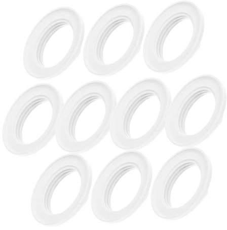 IWOWHERO 10stücke Lampenring Reduzierring Aus Langlebigem Kunststoff Stabiler Lampenhalter Adapter Für Lampenschirm Tischlampe Installieren Dekorativer Lampenschirm Ersatzring