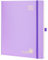 POPRUN Kalender 2025 2026 Buchkalender Hardcover, ca. A4 (26,5 x 21,5 cm), 17-Monate-Terminplaner (Aug.2025-Dez.2026), Wochenplaner 1 Woche 2 Seite mit Zertifiziertem Papier - Violett