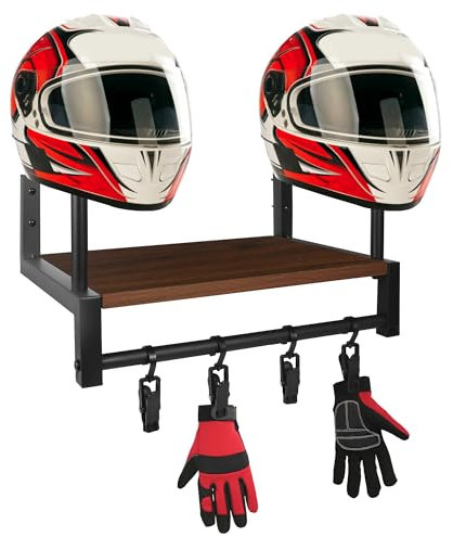Motorcycle Helmet Holder,Helmet Holder Wall Mount,Helmet Wall Mount ,Vintage Dome Shape Design Helmet Holder Suitable Storing Motorsports/Motorcycle/Bike/Sports Stuff 