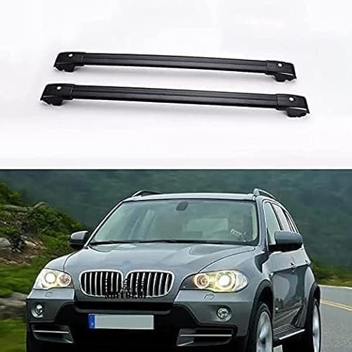 CaoYH Dachgepäckträger Dachträger Kompatibel Für BMW X5 E70 2006-2013 Transport Einer Dachbox Fahrradträger Aluminium Dachträger Relingträger