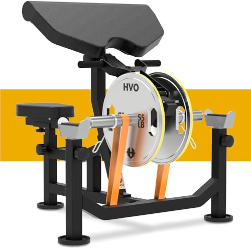 HVO Curlbank Bizeps Maschine Bizepsbank: 3 in 1 Bizeps Trainingsgerät Armtrainer Scottbank für Zuhause Bizepsmaschine Preacher Curl Bench Bicep Curl Machine bis 300 kg Schwarz