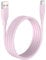 USB C Charger Cable 2m for Xiaomi 120W Turbo Charging Type C Cable HyperCharge USB A to C Cord USBC Data Lead for Mi 15 14T 13T 12T 11T Redmi Note 14 13 12 11 10 Pro A3 14C POCO X7 F7 X6 F6 Pro pink