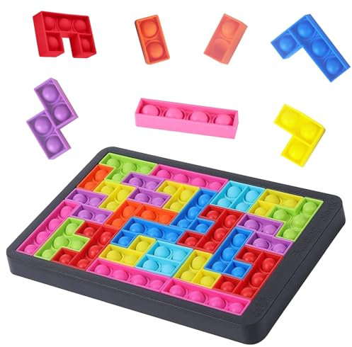 TYXHXTF Fidget Toy, Silikon Pop Bubble, Pop It Spiel Plopper für Kinder & Erwachsene, Beste Spielzeug Geschenk