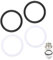 MOLZINY 4 Piezas 110mm Arandelas de Sellado para Fregadero Tapón de goma para fregadero Juntas Tóricas para Lavabo arandelas de fregadero para 110mm Residuos Cesta Colador