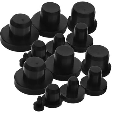 14-Piece Silicone Stopper Set for Bottles, Tubes & Shakers - Wine, Salt, Pepper & Lab Use, Leak-Proof Seal (2.7-12.5mm)