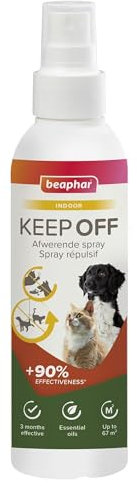 Beaphar - Keep Off - Indoor repellent spray for dogs and cats - Indoor - Protects your interior from urinary markings, scratching, damage - With essential oils - Up to 67m²-200 ML