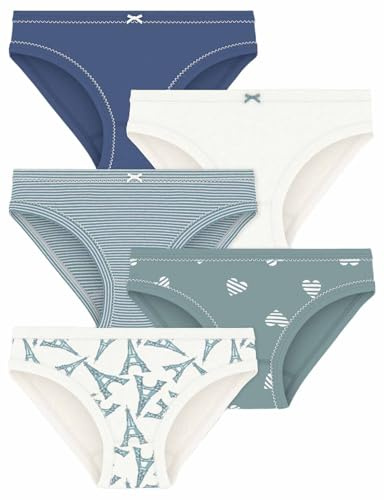 Petit Bateau Mädchen A0ffb Unterwäsche für den Tag (5er Pack)