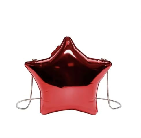 MIMIKRY Stern Handtasche Schultertasche Abendtasche Sternform Umhängetasche Tasche