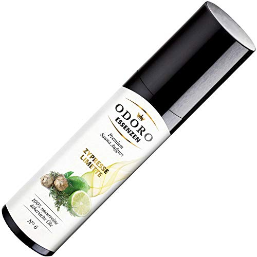 Saunaaufguss Duft Zypresse Limette – 100% ätherische Öle – Premium Aufguss Konzentrat (100ml) – Natürliches Aufgussmittel, naturreine Saunaaufgüsse
