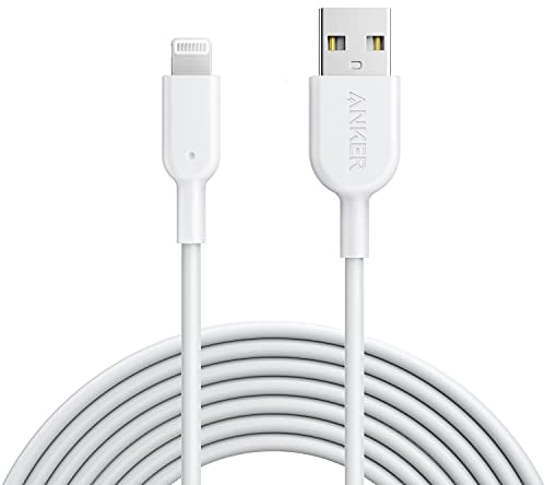 Anker iPhone Charger Cable, PowerLine II Lightning Cable (10ft /3m), Probably The World's Most Durable Cable, MFi Certified for iPhone 6/6 Plus/ 7/7 Plus / 8/8 Plus/X/XR/XS/XS Max