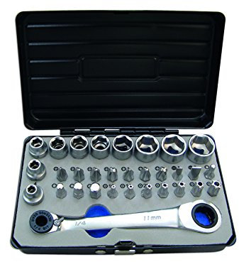 Laser 6717 Socket and Bit Set 1/4D 31pc