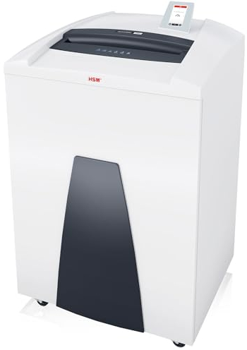 HSM SECURIO P44i Aktenvernichter inkl. OMDD-Schneidwerk + Metallerkennung I Partikelschnitt 1x5 mm I Sicherheitsstufe P-7 I Schredder für Papier, CD/DVD … I 205l Behälter I 11 Blatt I 3 J. Garantie