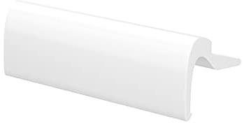 MS Beschläge® Glasfalzgriff Terassentürgriff Balkontürgriff Ziehgriff aus Aluminium (Weiß - RAL 9016)