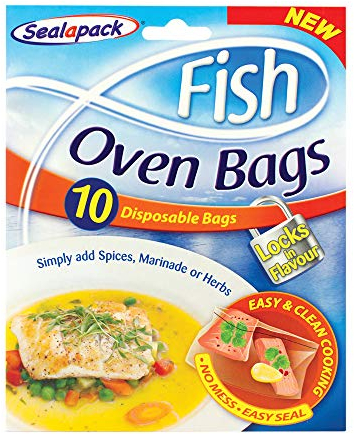20 Sachets de cuisson au four pour poisson - 2 packs de 10