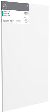 Winsor & Newton 6206035 Professional Keilrahmen aus Baumwollmischgewebe, 385 g/m², 3-fach grundiert, mittlere Körnung, ideal für die Ölfarben und Acrylfarben - 70x120cm