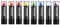 Moon Glow Neon UV-Lippenstift, intensive Farben, leuchtender neonfarbener Lippenstift, leuchtet unter UV-Strahlung (Blau/Orange/Rot, 8 Stück (1 Stück))