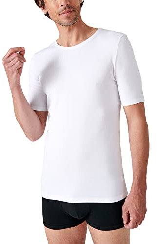 Damart - T-Shirt Maille Classique Thermolactyl, Homme, Blanc, Taille S, Manches Courtes