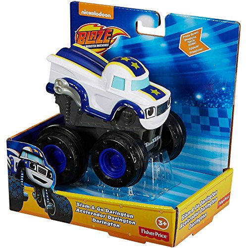 Fisher Price DYN40 Blaze Darington Crushes and Pulls, Multicolour