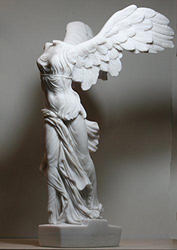 Geflügelten Nike von Samothrake Victory Göttin Alabaster Statue Skulptur 36 ΄ ΄