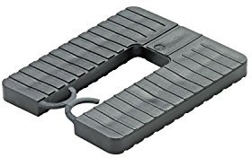 GLUSKE Euroklick Distanzplatte mit Sperrhaken 65 x 52,5 x 8 mm, grau, 500 Stück | Unterlegkeile - Distanzplättchen