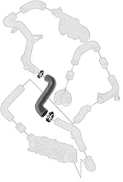 Borg & Beck BTH1110 Turbo Hose To Fit VAG Bora Golf Inca Ibiza 1 9TD